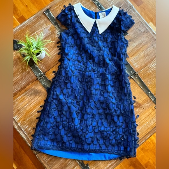 Collared Shift Dress by ZX Formal